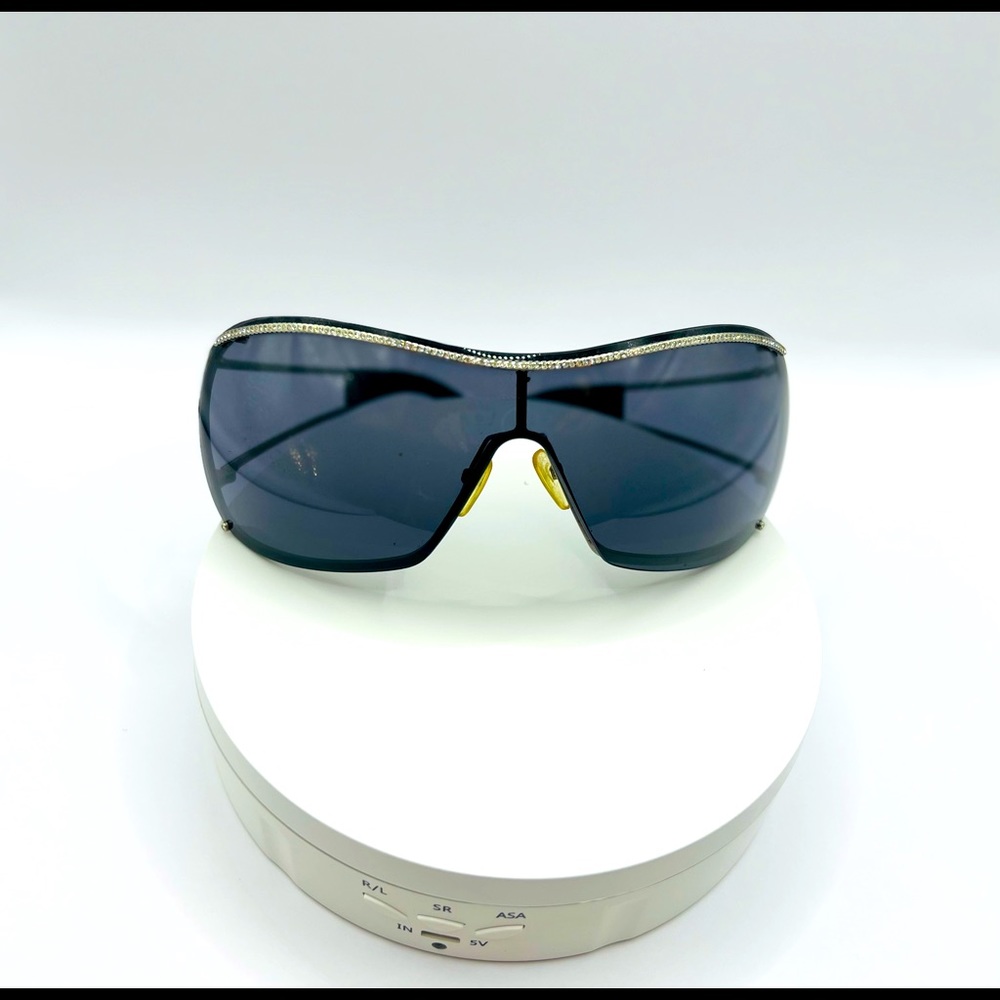 Authentic Vintage Valentino unisex diamond studded sunglasses